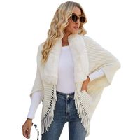 Women's Streetwear Solid Color Polyester Tassel Shawl main image 2