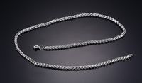 Rostfreier Stahl Einfacher Stil Überzug Geometrisch Geschichtete Halskette sku image 1