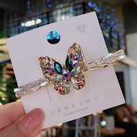 Simple Style Butterfly Alloy Inlaid Zircon Hair Clip sku image 6