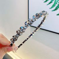 Sweet Simple Style Round Artificial Crystal Hair Band sku image 2