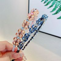 Sweet Simple Style Round Artificial Crystal Hair Band main image 5