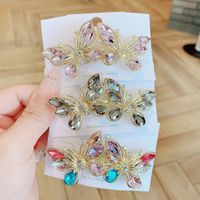 Sweet Butterfly Artificial Crystal Hair Clip main image 1