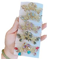 Sweet Butterfly Artificial Crystal Hair Clip main image 5