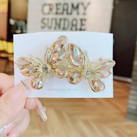 Sweet Butterfly Artificial Crystal Hair Clip sku image 3