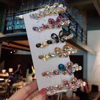 Sweet Butterfly Alloy Plating Inlay Artificial Gemstones Hair Clip main image 2
