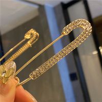 Estilo Simple Flor Metal Embutido Perlas Artificiales Diamante Artificial Mujeres Broches sku image 25