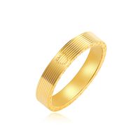 Elegante Ropa De Calle Forma De Corazón Acero Titanio Enchapado Anillos sku image 1