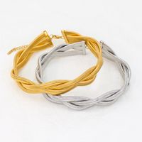 304 Stainless Steel 18K Gold Plated Classic Style Geometric Choker main image video