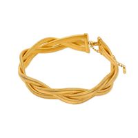 Edelstahl 304 18 Karat Vergoldet Klassischer Stil Geometrisch Halsband sku image 3