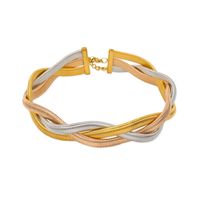 Edelstahl 304 18 Karat Vergoldet Klassischer Stil Geometrisch Halsband sku image 2