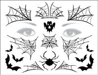 Halloween Flower Plastic Tattoos & Body Art 1 Piece sku image 25