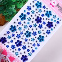 Gem Stickers Children's Diamond Stickers Acrylic Crystal Stickers Diy Three-dimensional Decoration Rhinestone Girl Gem Stickers sku image 18