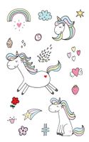 Unicornio Pvc Tatuajes Y Arte Corporal 1 Pieza sku image 14