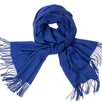 Women's Simple Style Tassel Solid Color Imitation Cashmere Scarf sku image 18