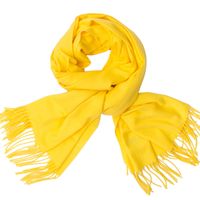 Women's Simple Style Tassel Solid Color Imitation Cashmere Scarf sku image 22