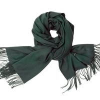 Women's Simple Style Tassel Solid Color Imitation Cashmere Scarf sku image 19