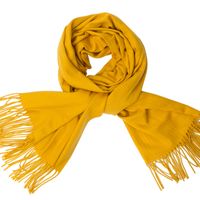 Women's Simple Style Tassel Solid Color Imitation Cashmere Scarf sku image 23