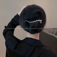 Ig Style Geometric Solid Color Alloy Plating Hair Clip main image 3