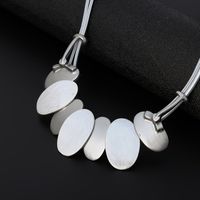 Simple Style Solid Color Alloy Plating Women's Necklace main image 2