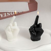 Retro Funny Classic Style Palm Solid Color Soy Wax Candle main image 2