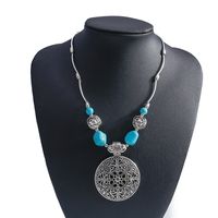 Retro Geometric Alloy Plating Women's Pendant Necklace sku image 1