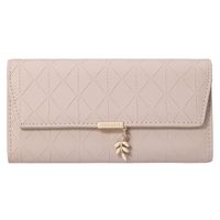 Women's Solid Color Pu Leather Wallets sku image 2