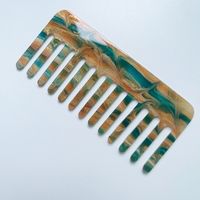 Retro Marble Arylic Hair Combs sku image 4