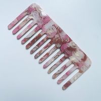 Retro Marble Arylic Hair Combs sku image 6