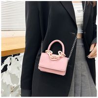 Unisex Small All Seasons Pu Leather Cute Handbag main image 4
