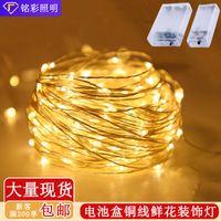 Decorative Bobo Ball Flash Led Battery Box Copper Wire String Lights sku image 67