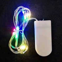 Valentine's Day Romantic Solid Color Pvc Date String Lights sku image 8