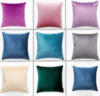 Casual Solid Color Plush Pillow Cases main image 1