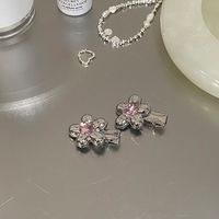 Cute Heart Shape Alloy Inlay Rhinestones Hair Clip sku image 17