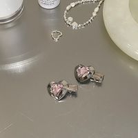 Lindo Forma De Corazón Aleación Embutido Diamantes De Imitación Pinza Para El Cabello sku image 27