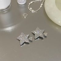 Cute Heart Shape Alloy Inlay Rhinestones Hair Clip sku image 54