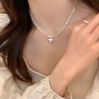 Classic Style Heart Shape Copper Bracelets Necklace main image 5