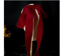 Elegant Solid Color Bow Knot Cloth Handmade Hair Clip sku image 2