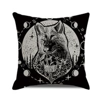 Retro Punk Palm Skull Cotton Pillow Cases sku image 39