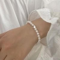 Modern Style Heart Shape Freshwater Pearl Bracelets main image 3