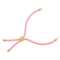 Casual Modern Style Simple Style Round Lines Rope Copper Plating Braid 18k Gold Plated Women's Drawstring Bracelets sku image 4