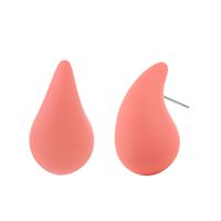 1 Pair Sweet Simple Style Water Droplets Solid Color Arylic Ear Studs sku image 7