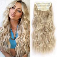 Women's Fashion Street High Temperature Wire Centre Parting Long Curly Hair Wigs sku image 9