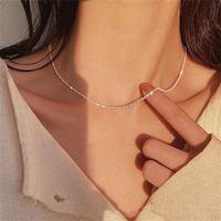 Ig Style Solid Color Copper Necklace In Bulk main image 2