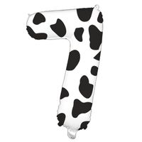 Vintage Style Classic Style Cow Pattern Aluminum Film Birthday Balloons sku image 7