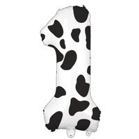 Vintage Style Classic Style Cow Pattern Aluminum Film Birthday Balloons main image 4