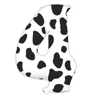 Vintage Style Classic Style Cow Pattern Aluminum Film Birthday Balloons sku image 4