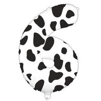 Vintage Style Classic Style Cow Pattern Aluminum Film Birthday Balloons sku image 6
