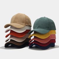 Unisex Basic Simple Style Solid Color Curved Eaves Baseball Cap main image 1