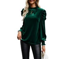 Women's Blouse Long Sleeve Blouses Elegant Solid Color main image 2