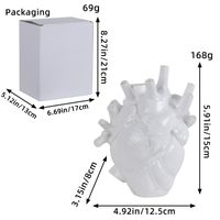 Modern Style Artistic Heart Resin Artificial Decorations sku image 2